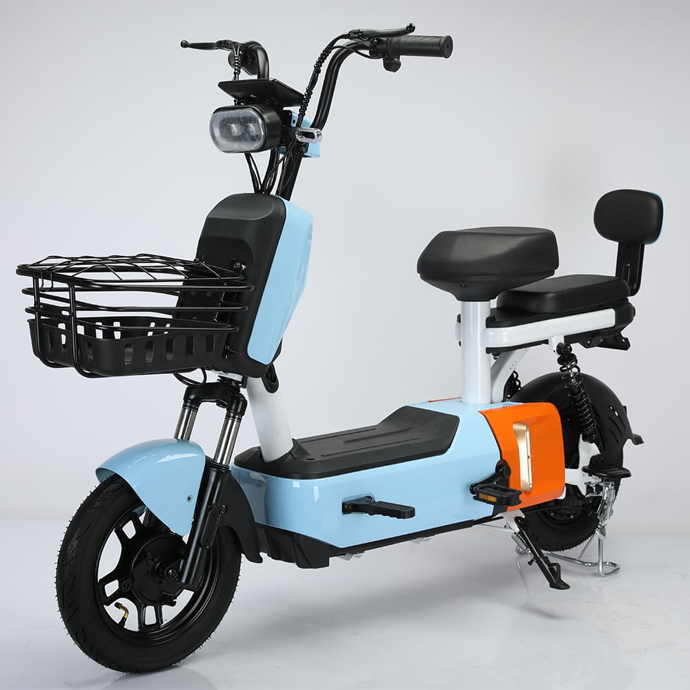 কাস্টম 500W বৈদ্যুতিক স্কুটার দীর্ঘ পরিসরের নির্ভরযোগ্য কর্মক্ষমতা ই-বাইক