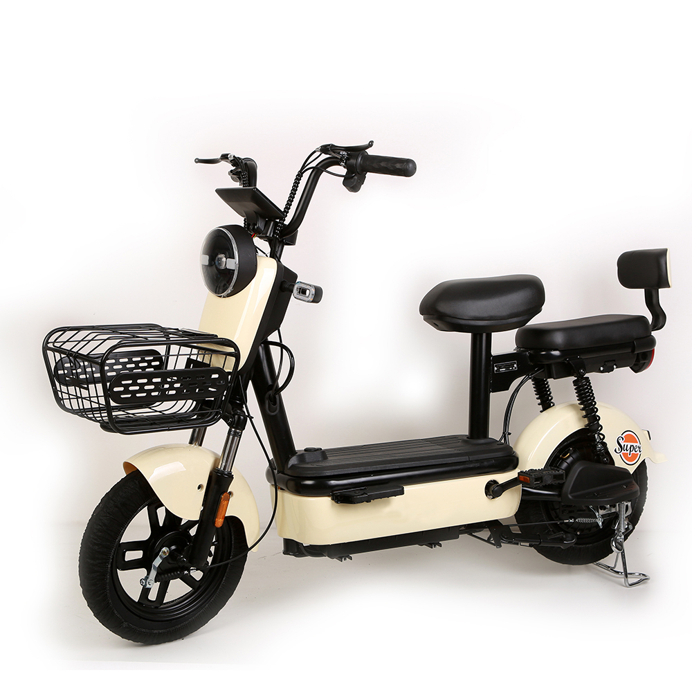 350W Electric Bike with 48V/12A Battery, Non-Foldable Handlebar & LCD Display
