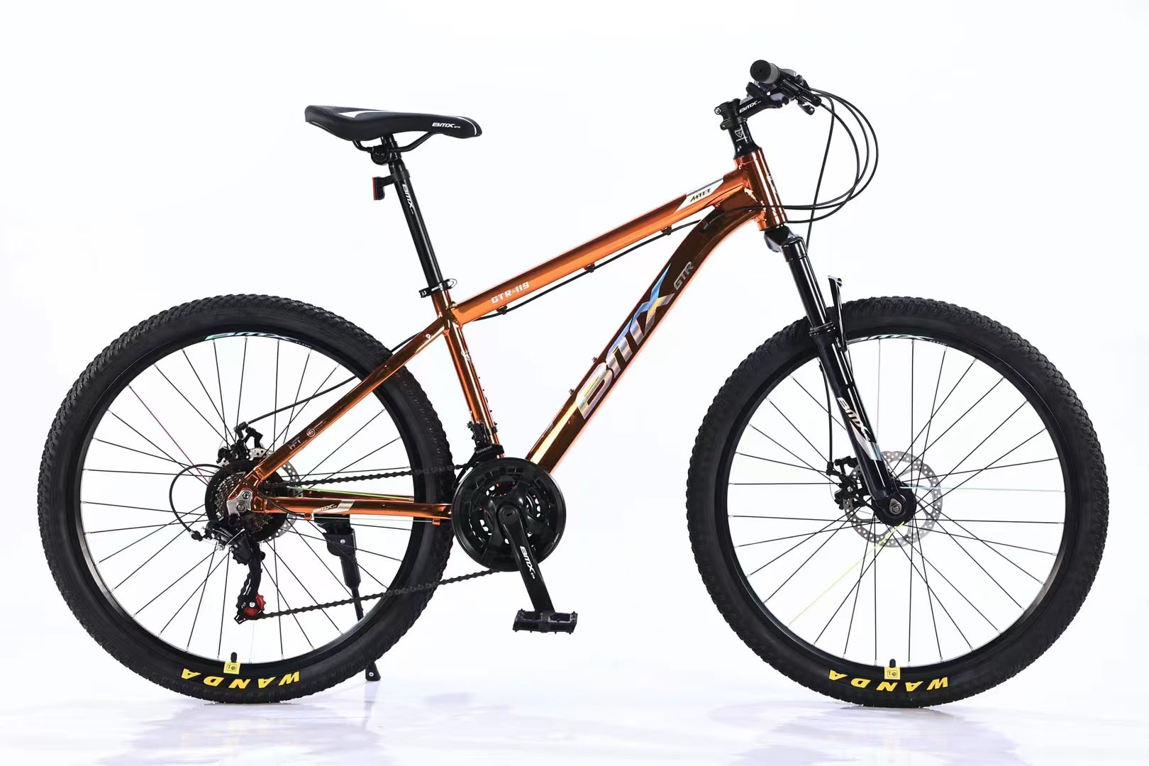 Bicicleta de Montanha com 21 Velocidades em Liga com Garfo de Suspensão, Cor Personalizada Fornecedor