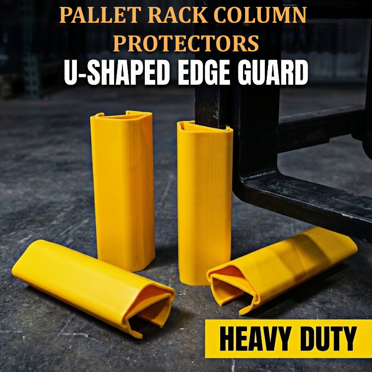 Plastic Rack Guard – Custom Heavy-Duty Warehouse Rack Protector