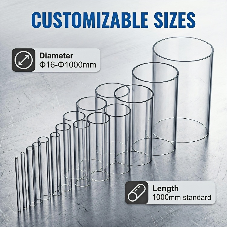 Polycarbonate Extruded Tube | Clear PC Tubing for Industrial & OEM Applications – LEZPC