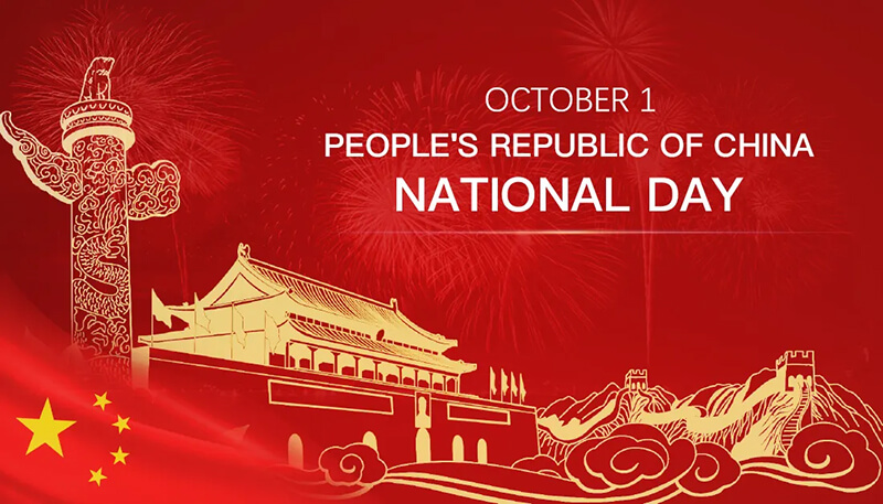 National holidays Notice