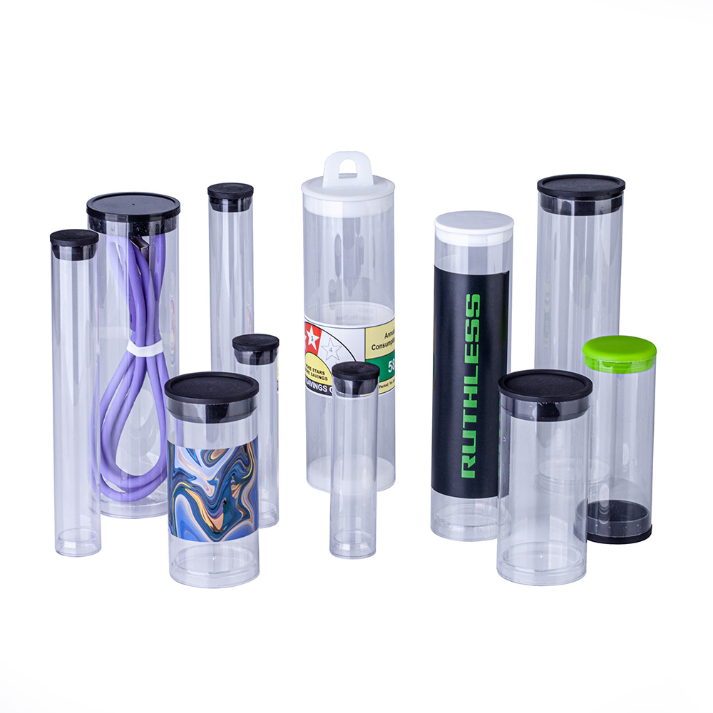 Clear tube packaging