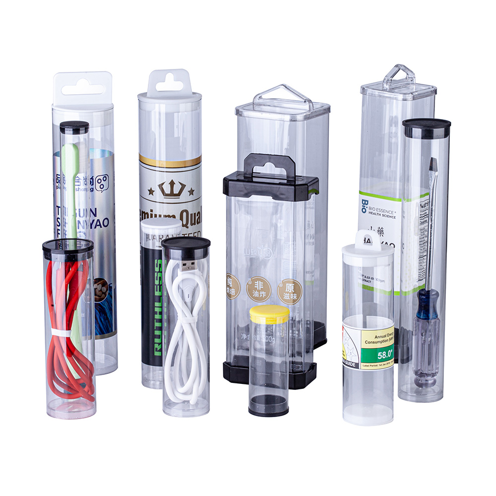 Plastic packaging box