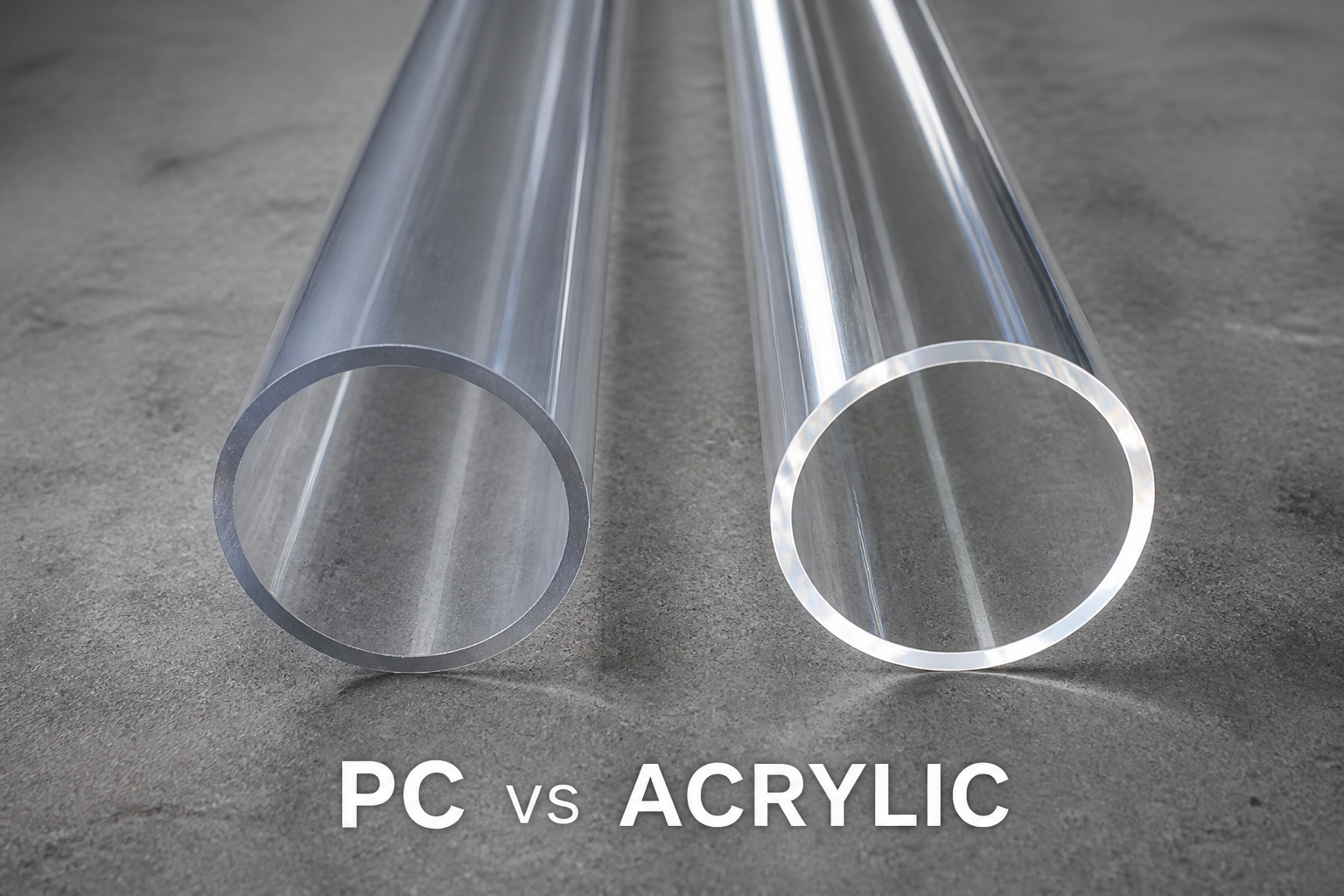 PC vs. Acrylic: The Ultimate Guide to Choosing the Right Transparent Tube