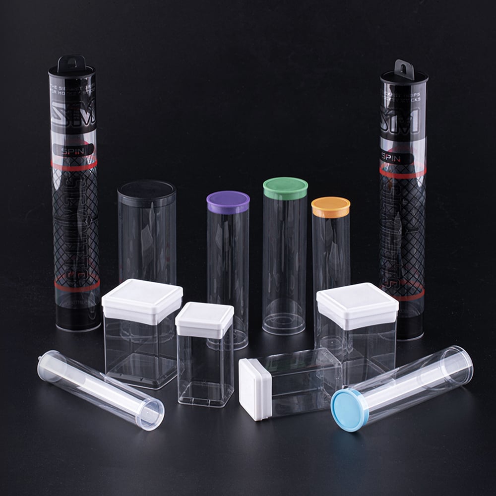 Clear tube packaging