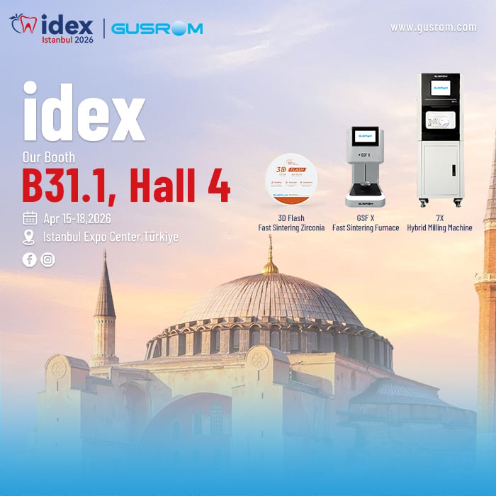 GUSROM to Showcase Advanced Dental Solutions at IDEX Istanbul 2026