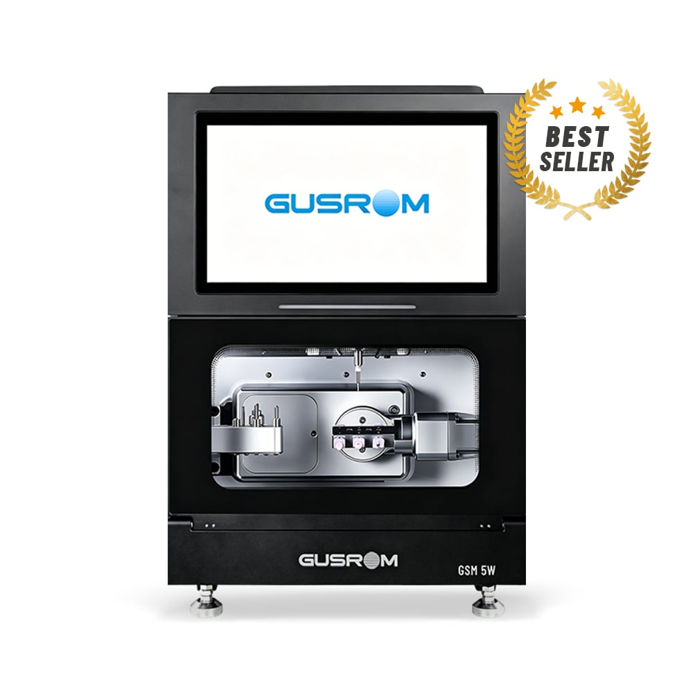 Gusrom GSM 5W CAD/CAM 3+2 Axis Vertical Precision Architecture MicronLevel Dental Milling Machine CE