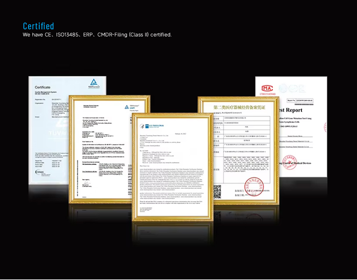 Certification document