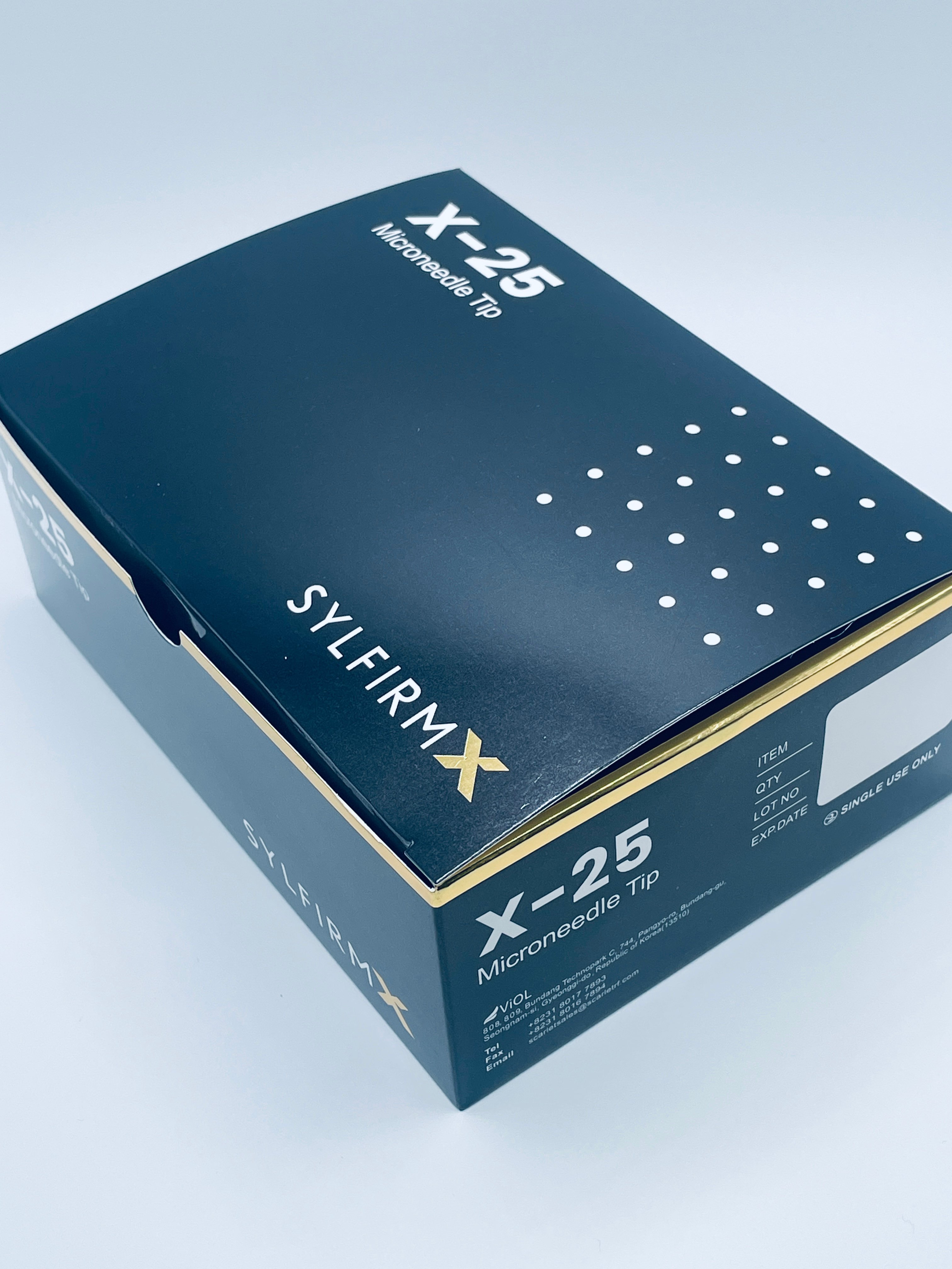 Sylfirm X X-25 cartridge sylfirm microneedling rf tips