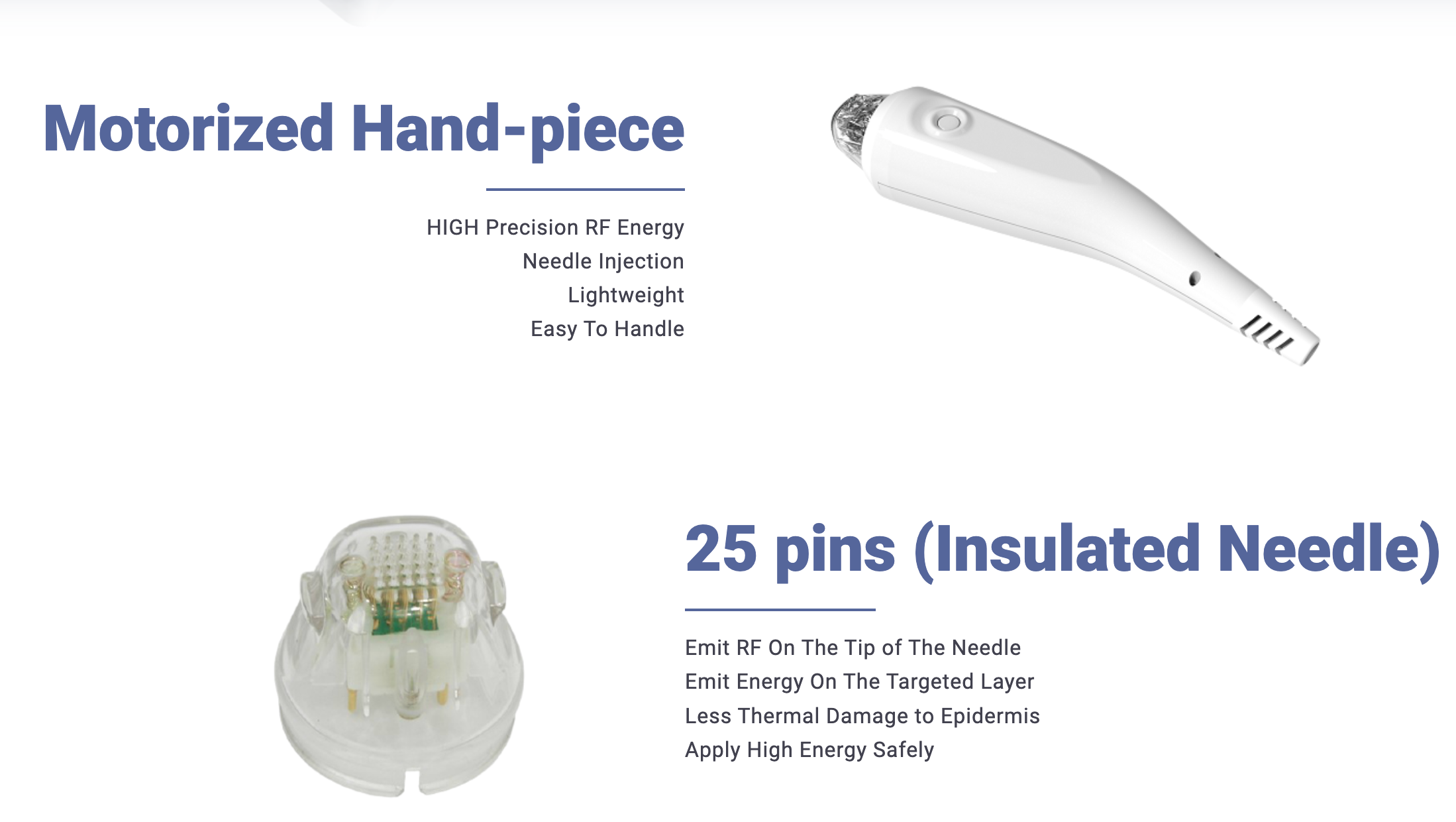 Ellisys Plus microneedling device cartridge manufacture