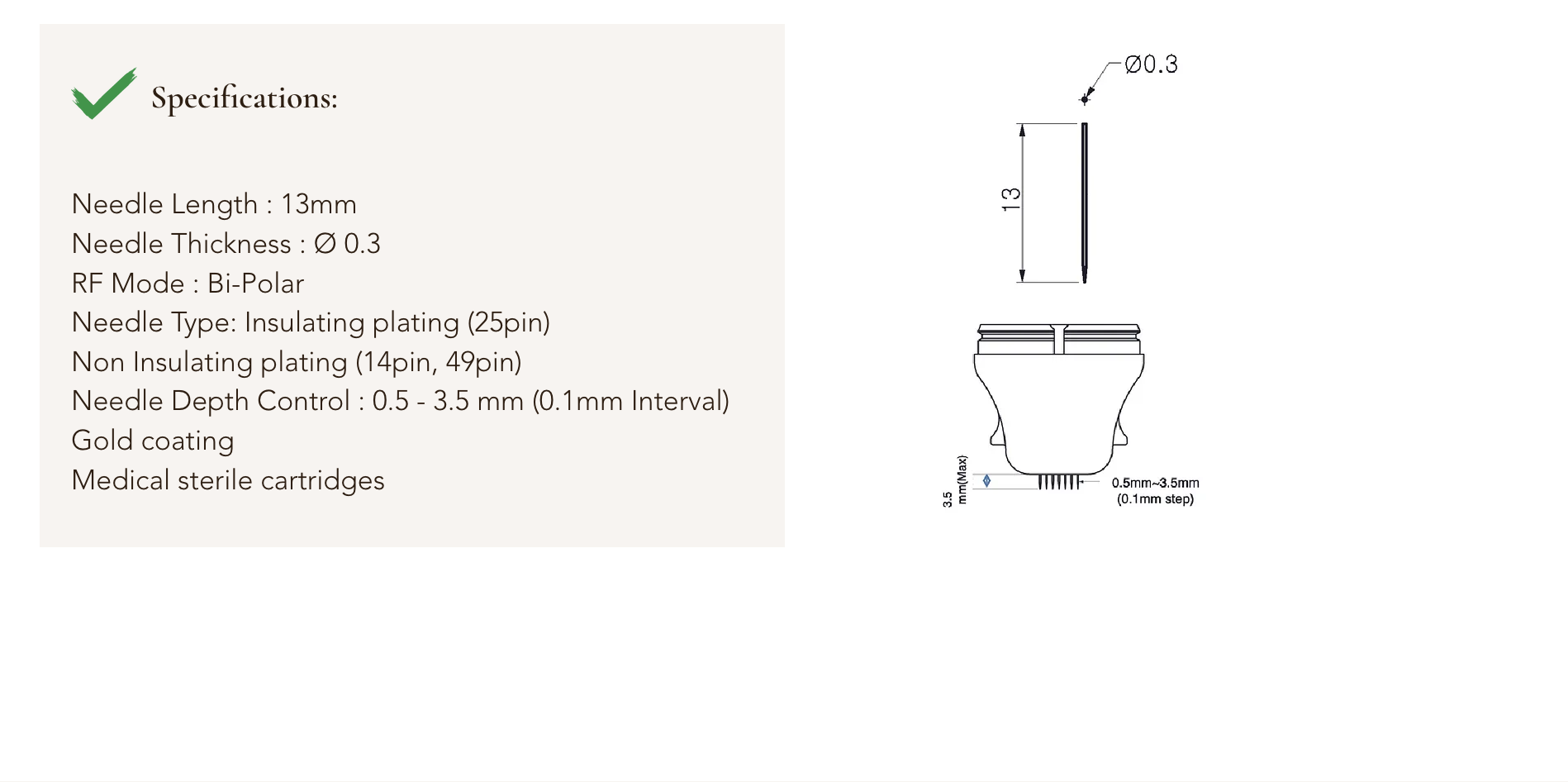 Ellisys Plus microneedling device cartridge factory