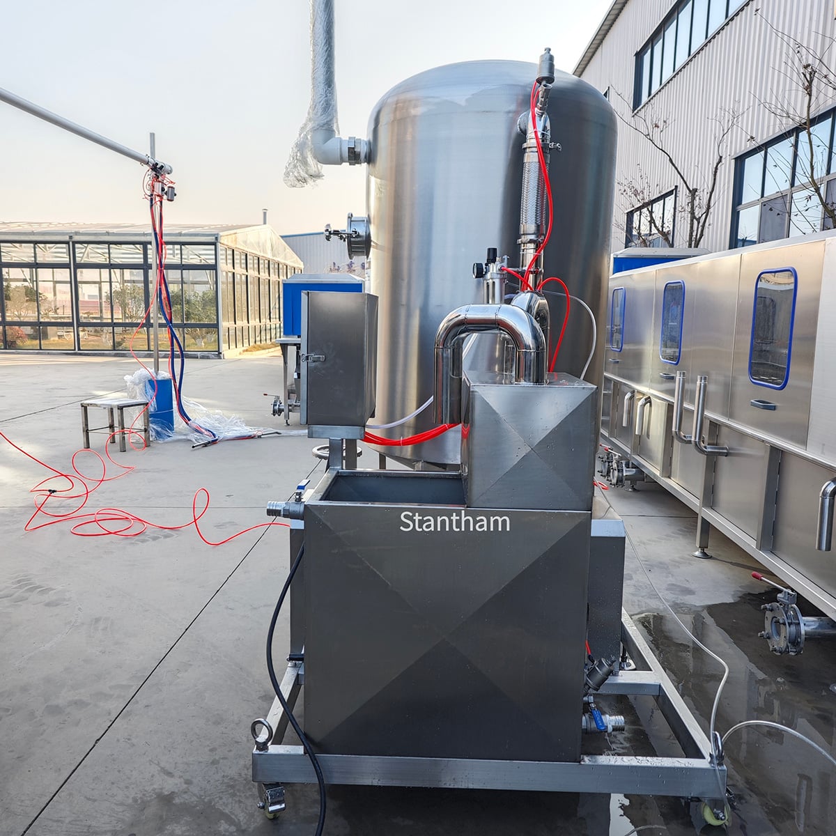 Vacuum Lung Suction Machine | Poultry Lung Removal Machine for Slaughter Line