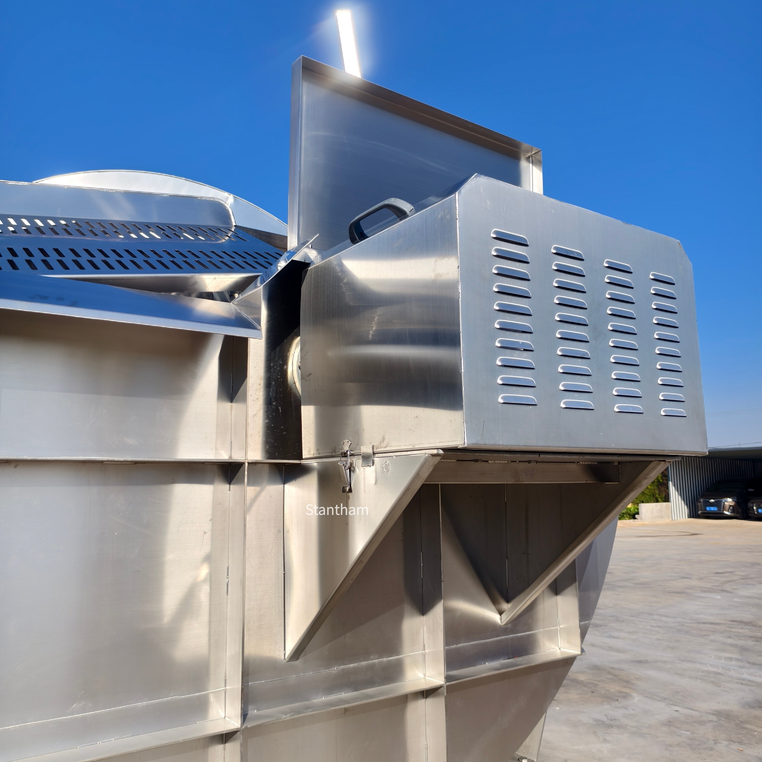 Spiral Pre-chilling Machine Automatic Water Cooling Poultry Chiller for Chicken Duck Goose Slaughter Plant