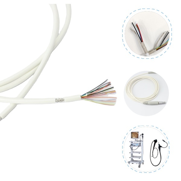 25 Core Braid Shielded 5.0mm Medical Endoscope Cable