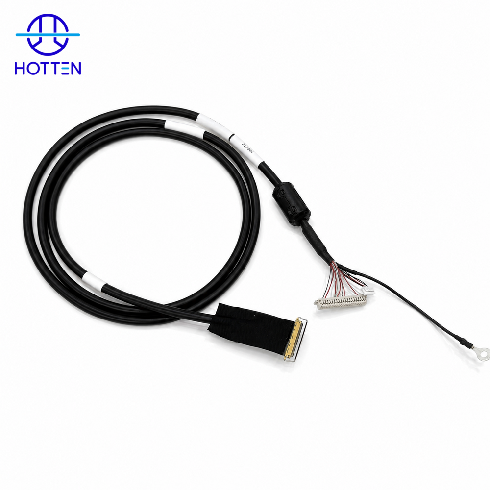 I-PEX 20454 40Pin to Dual 6Pin Molex LVDS Cable Assembly for Machine Vision