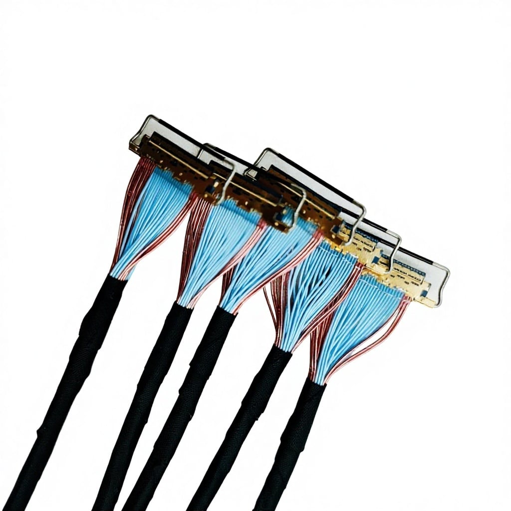Assemblage de câble coaxial microscopique MIPI pour caméra stabilisée (gimbal) O4 FPV de DJI