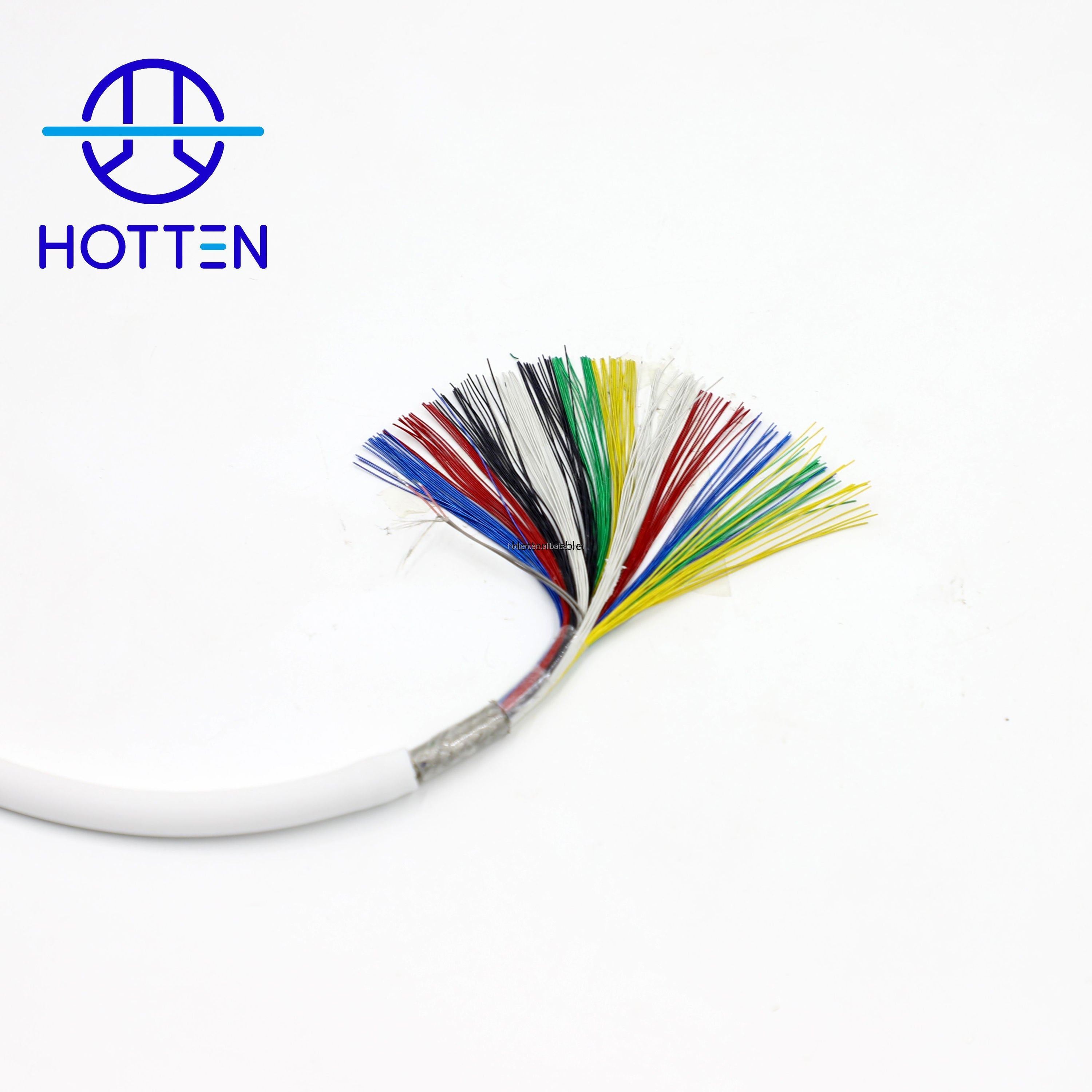 192-Core 42AWG Medical Ultrasound Probe Cable with 7.1mm OD