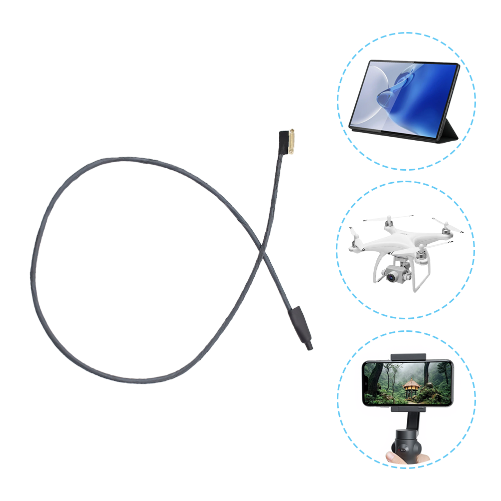 40AWG Coaxial Cable Assembly for Drones, Cameras & Robotics