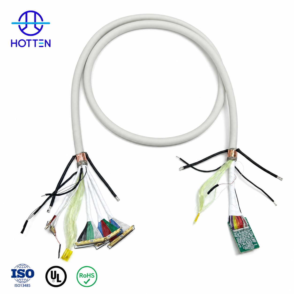 195 Core 44AWG/36AWG Medical Ultrasound Cable Assembly