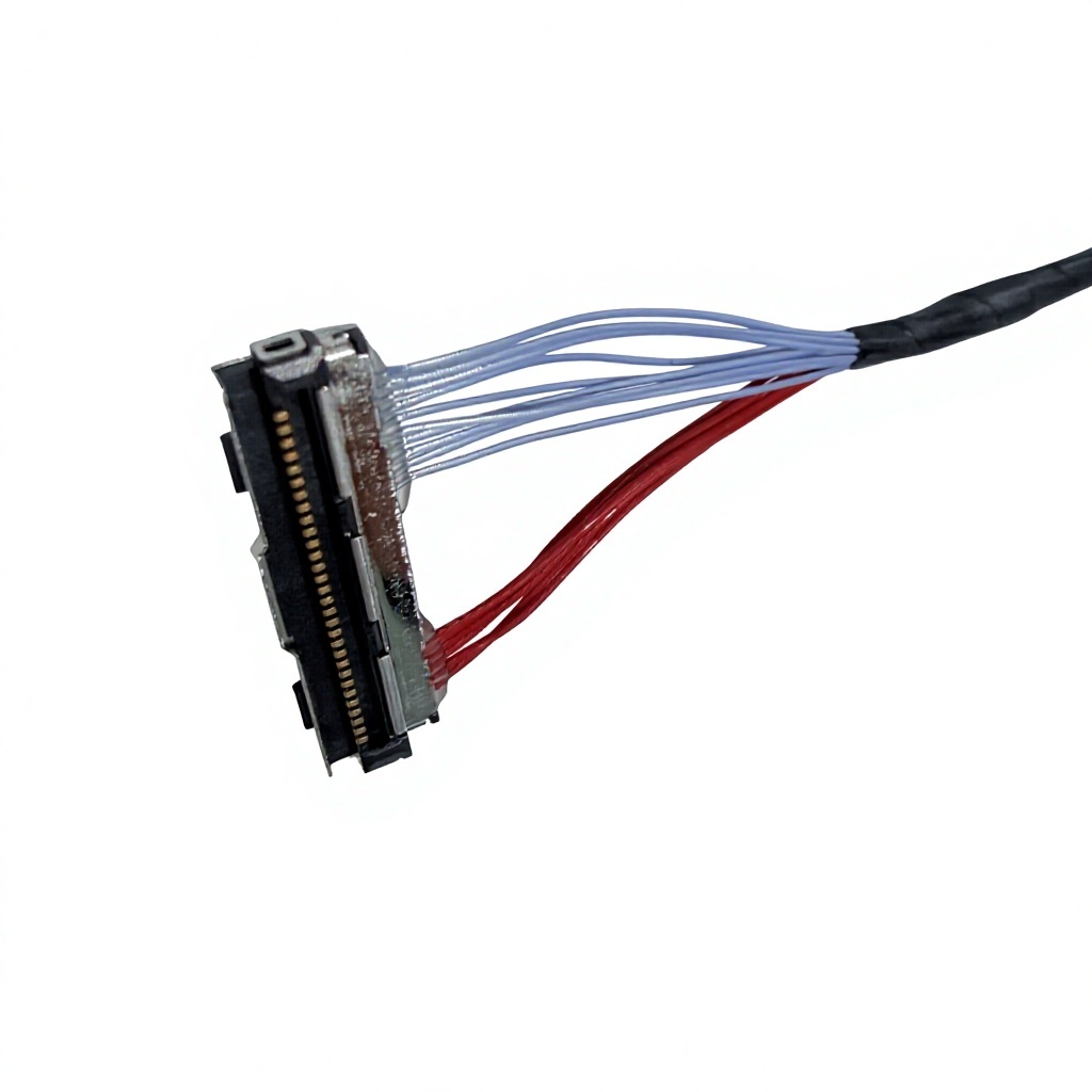 42AWG + 32AWG HRS D80 Micro Coaxial Cable Assembly for Drone