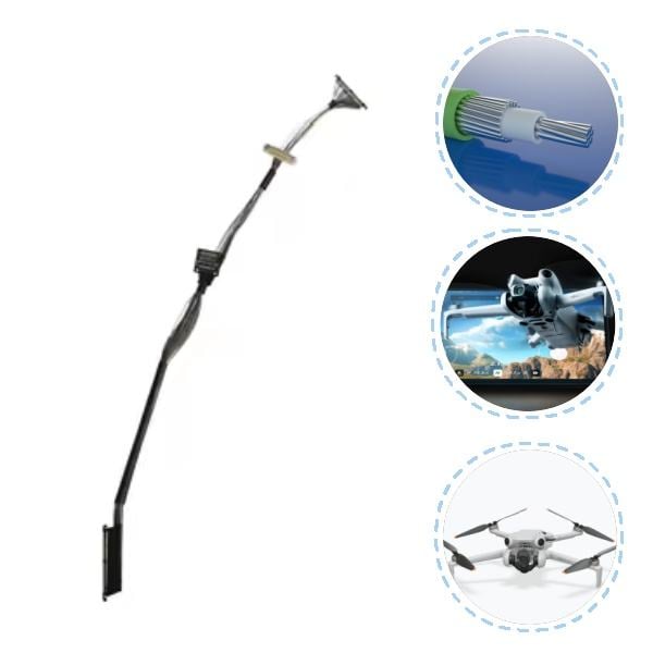 46AWG/42AWG Micro Coaxial Cable Assembly for DJI Mini 4 Pro