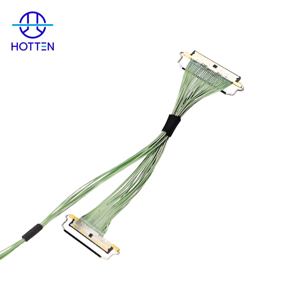 42AWG HRS DF81 30-Pin Micro Coaxial Drone Cable Assembly 