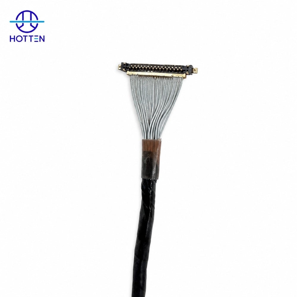 I-PEX 20532 30Pin Micro Coaxial Cable Assembly for AI Vision & Display Devices