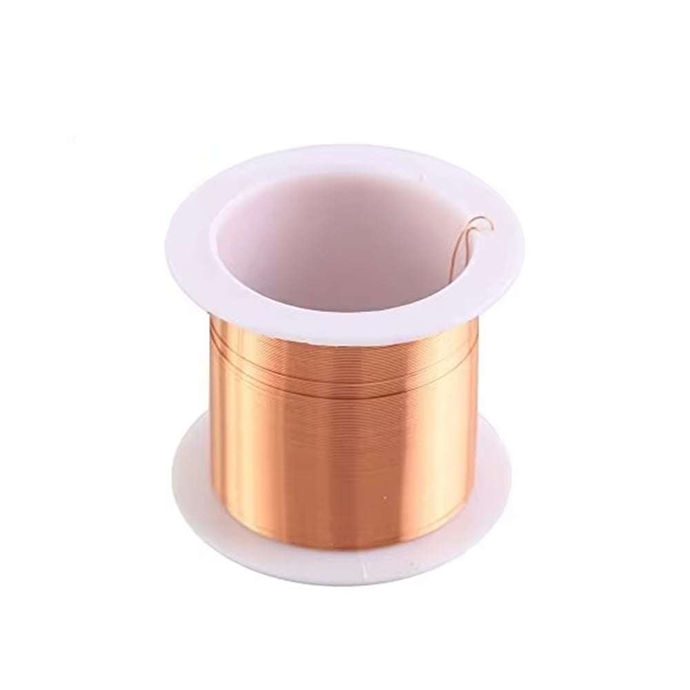 High Temperature Resistance Craft Wire Transformers Inductors 0.1mm 38AWG Enameled Magnet Winding Bare Copper Clad Aluminum