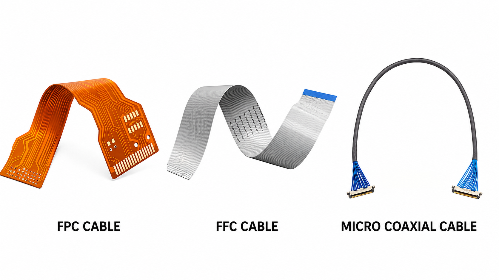 FPC vs. FFC vs. Micro-Coaxial Cable Assembly: A Technical Comparison of High-Density Connection Solutions