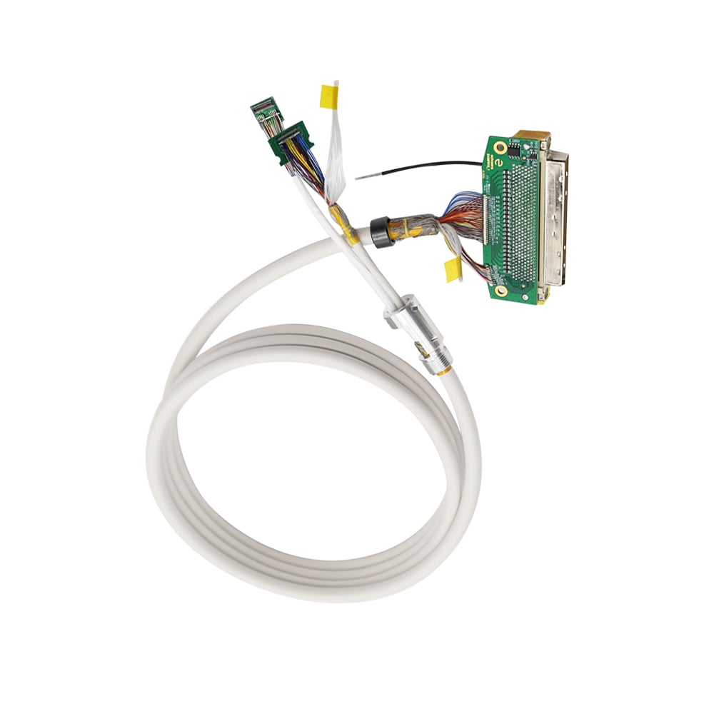 Customized 68C 42AWG Stranded Sliver Plated Copper Alloy Conductor Medical Ultrasonic USG Diagnostic Instrument Extension Cable