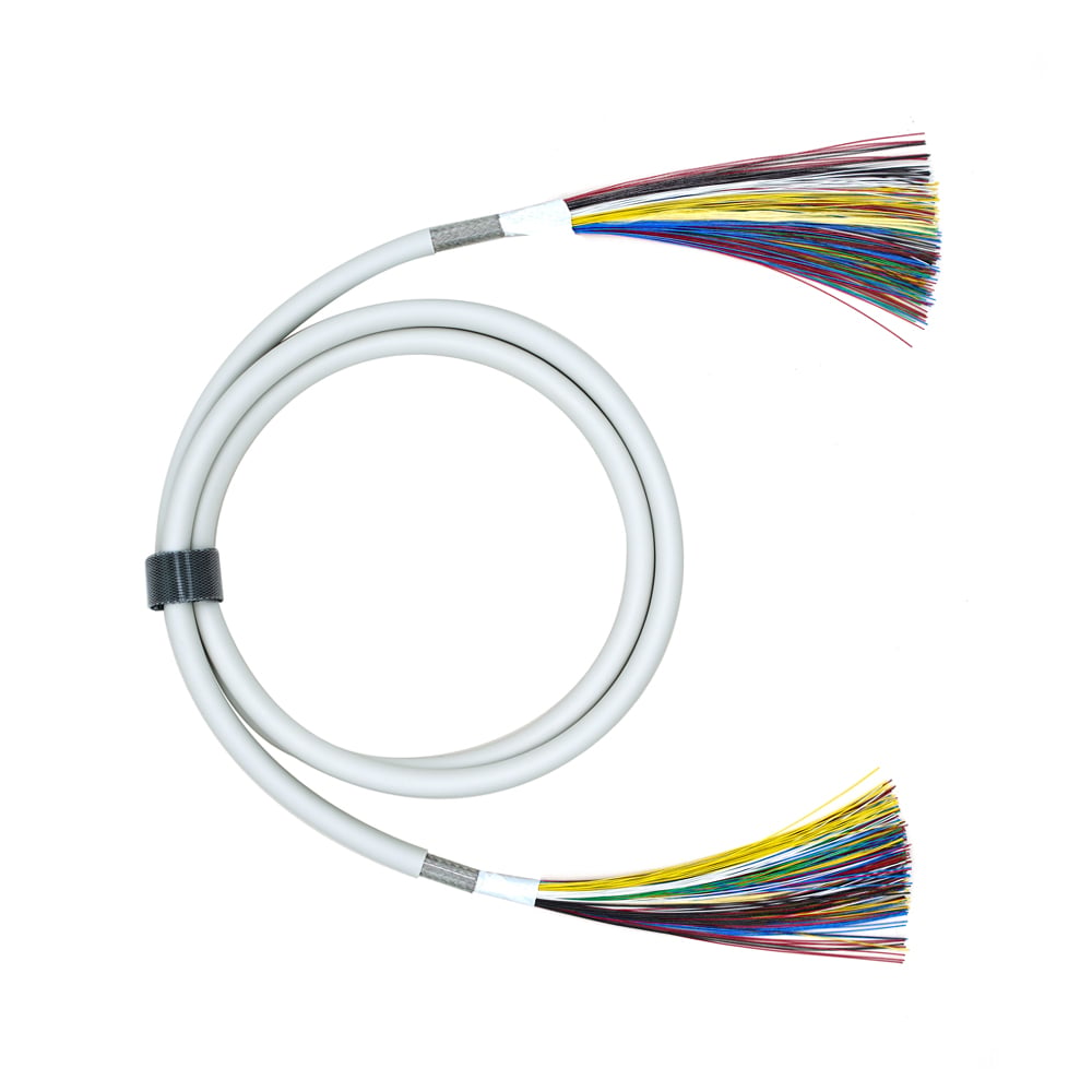 Micro Coaxial Cable  256X42AWG OD=8.5mm PVC Sheath  Medical B Ultrasound Probe Cable Transducer Cable