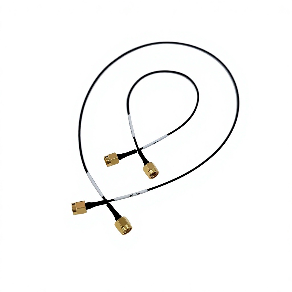 SMA Straight Plug to SMA Straight Plug RF Coaxial Cable Assembly
