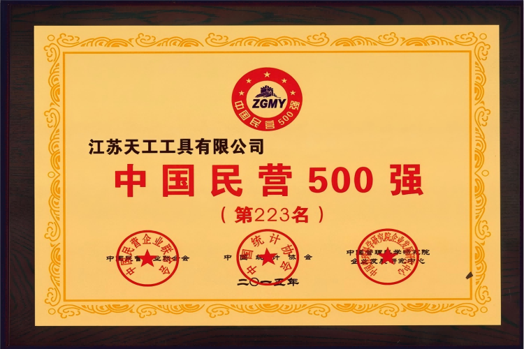 Chinese private enterprises 500 list announced