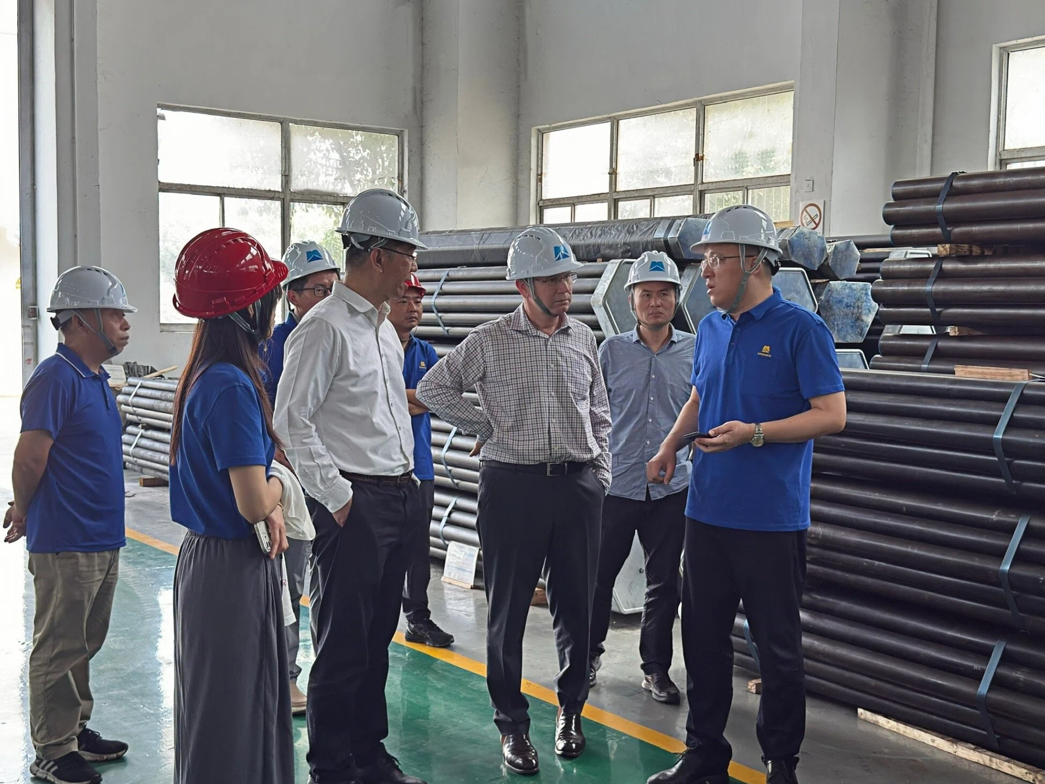 On the morning of July 14th, a delegation led by the Executive Director of Boart Longyear visited CGE Group Wuxi Drilling Tools Co., Ltd. 