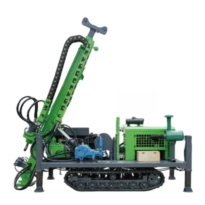 jy 500 rubber crawler type full hydraulic core drilling rig-3