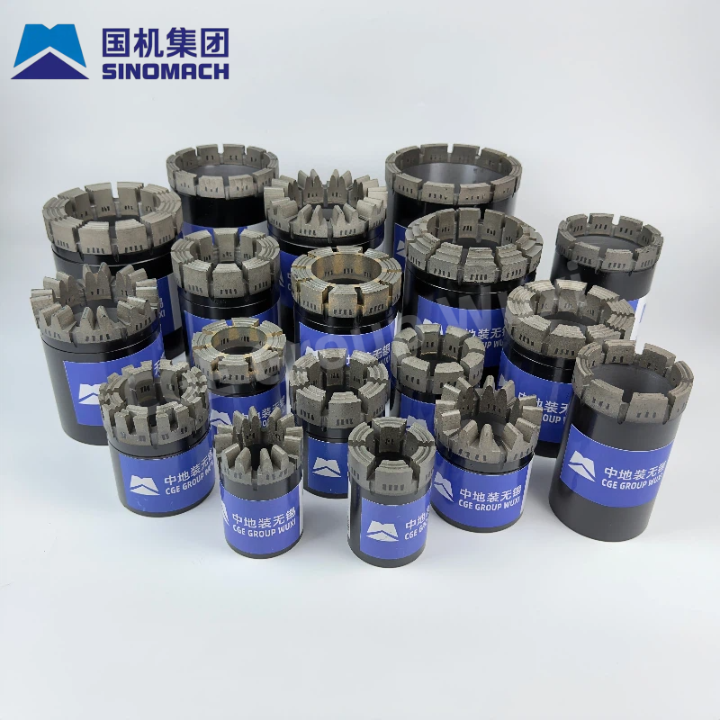 Forged Carbon Steel Impregnated Diamond Coring Drill Bit BQ NQ HQ PQ for Coal Mining Drilling Equipment Drilling Rig