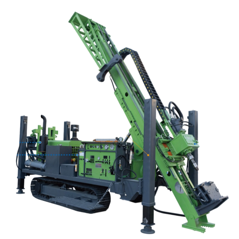 JY-2000 Steel Crawler Full Hydraulic Wireline Core Drilling Rig