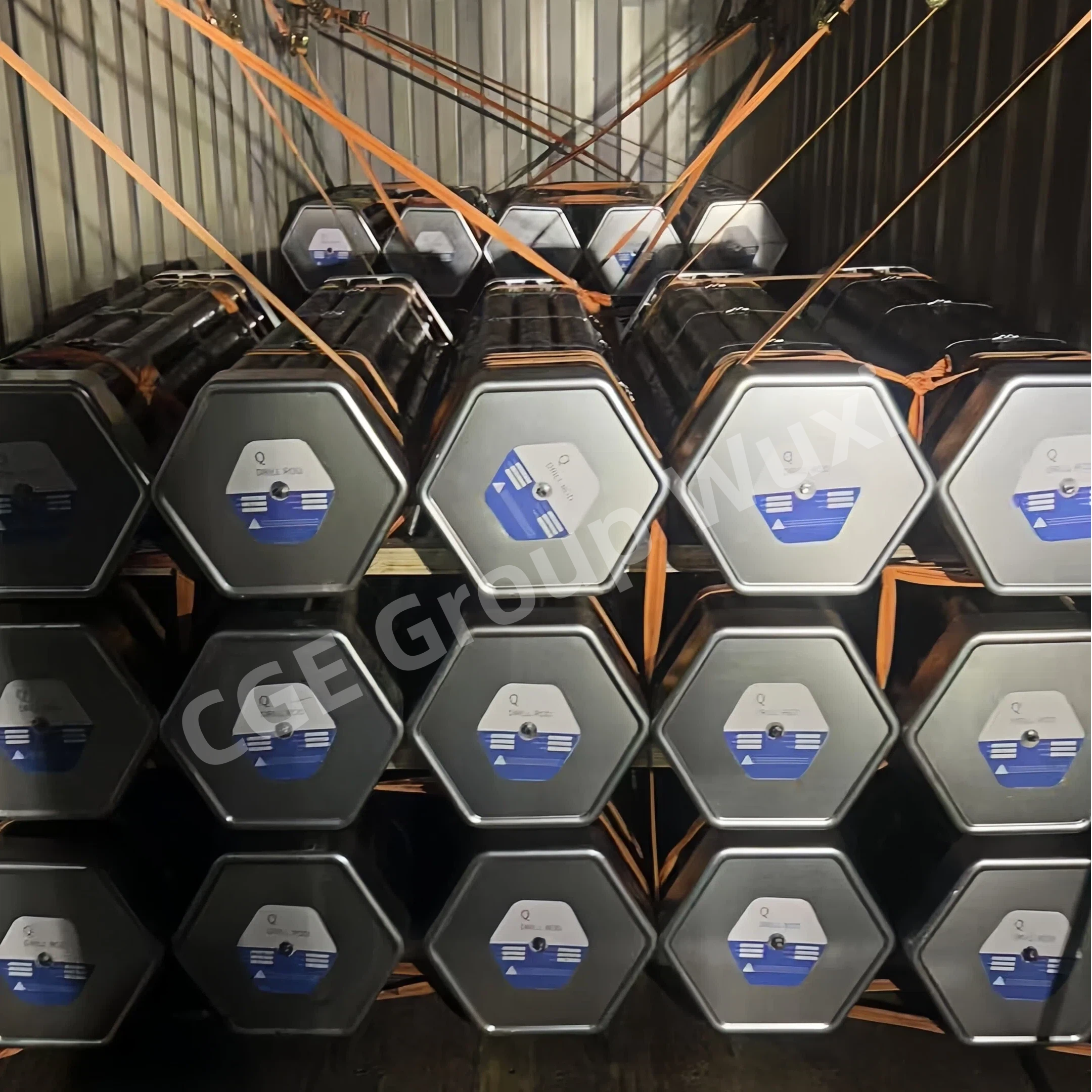 Full Container Load of HQ Drill Rods Successfully Shipped and Set Sail for Overseas Exploration Frontline
