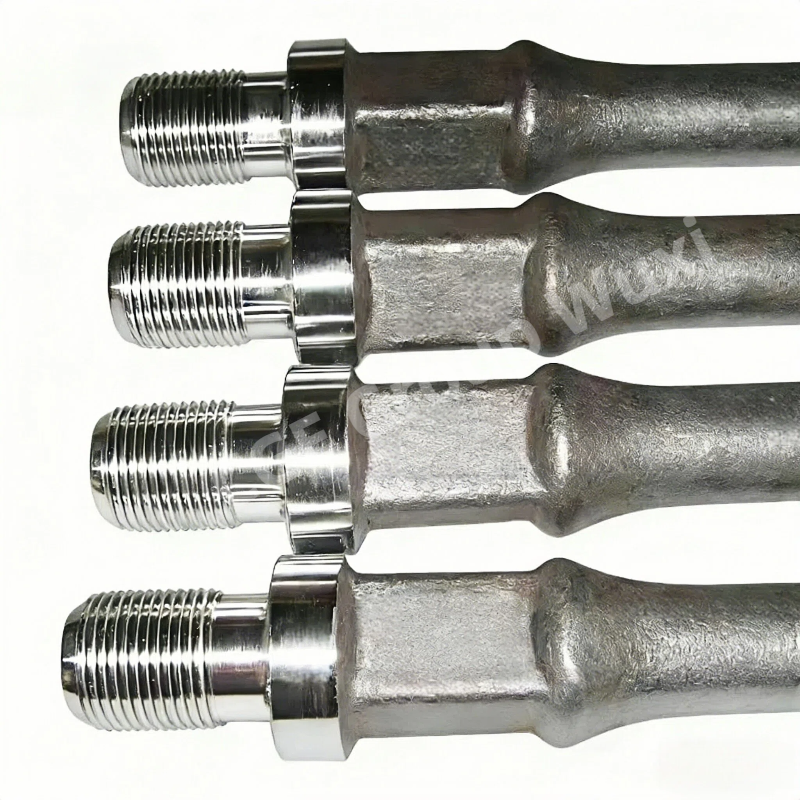 API 11B Solid Steel Sucker Rod High Strength Oilfield Equipment