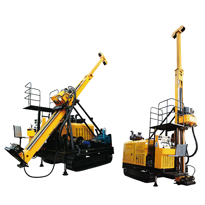 HYDX-800 Steel Crawler Full Hydraulic Core Drilling Rig for Mineral Exploration