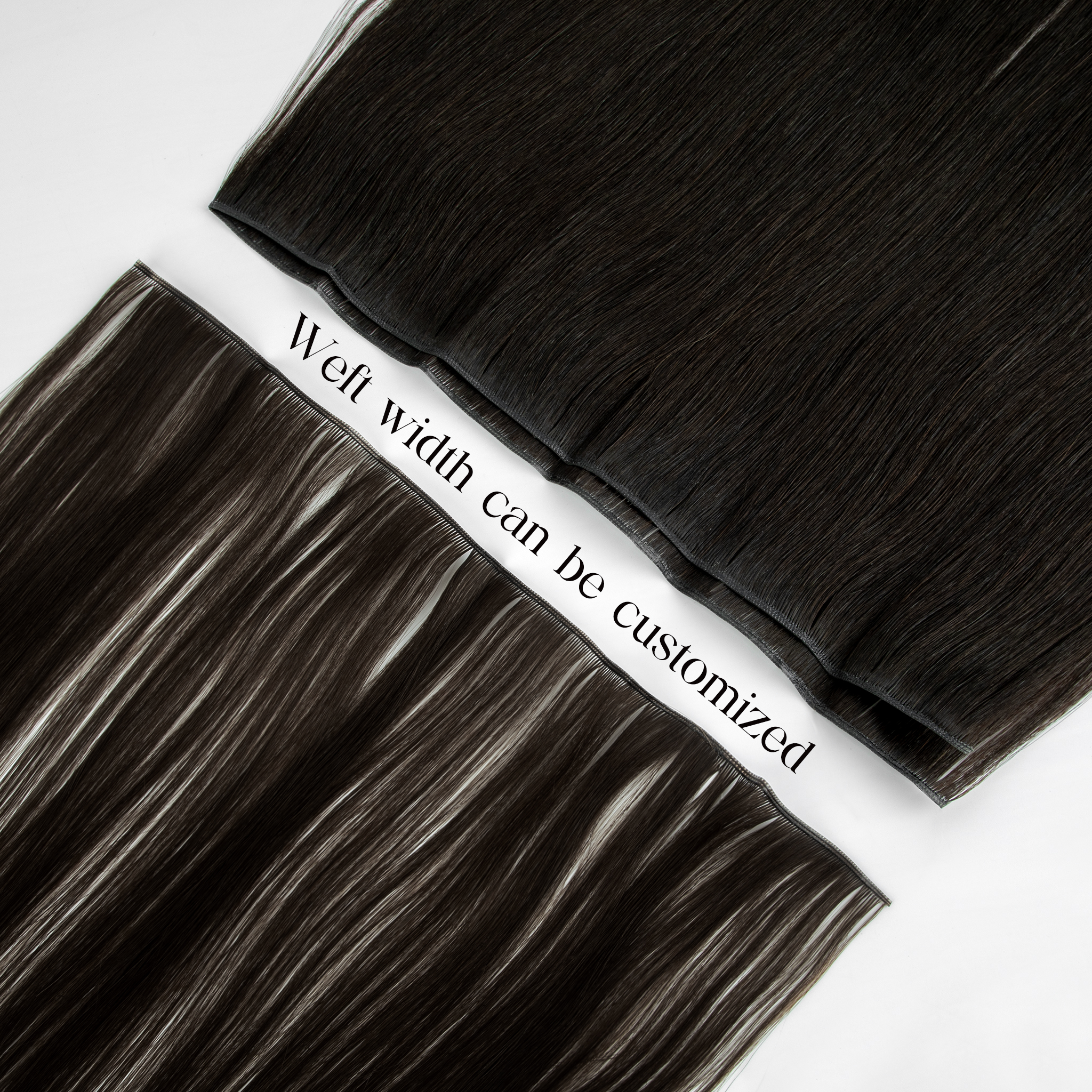 Original Volume Genius Weft 50g Ultra Thin Cuttable Double Drawn Virgin Human Hair Extensions By Trademark Holder LeShine Hair