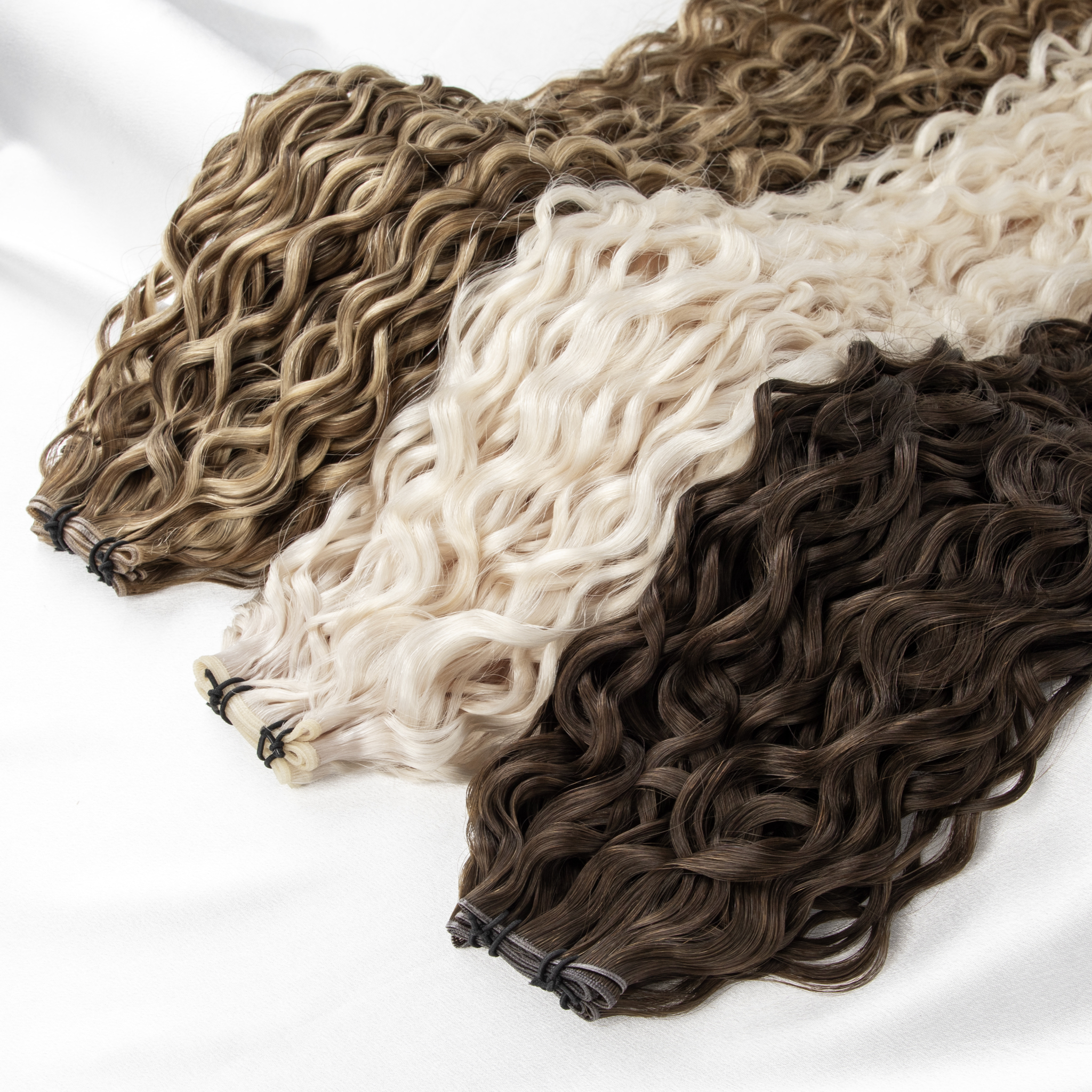Curly Genius Weft Human Hair Extensions for Textured Salon Collections