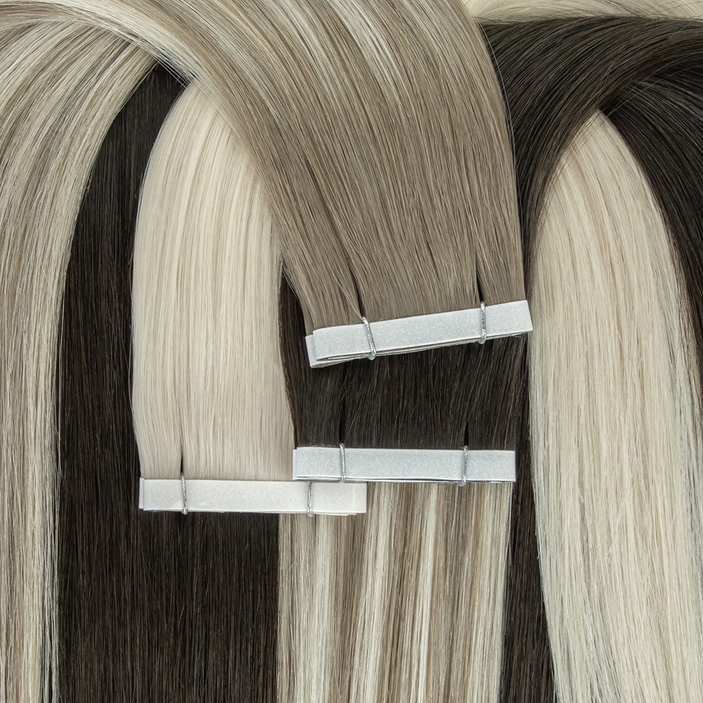 50g Injection Invisible Tape Weft 12A 13A Double Drawn Russian European Virgin Human Hair Extensions