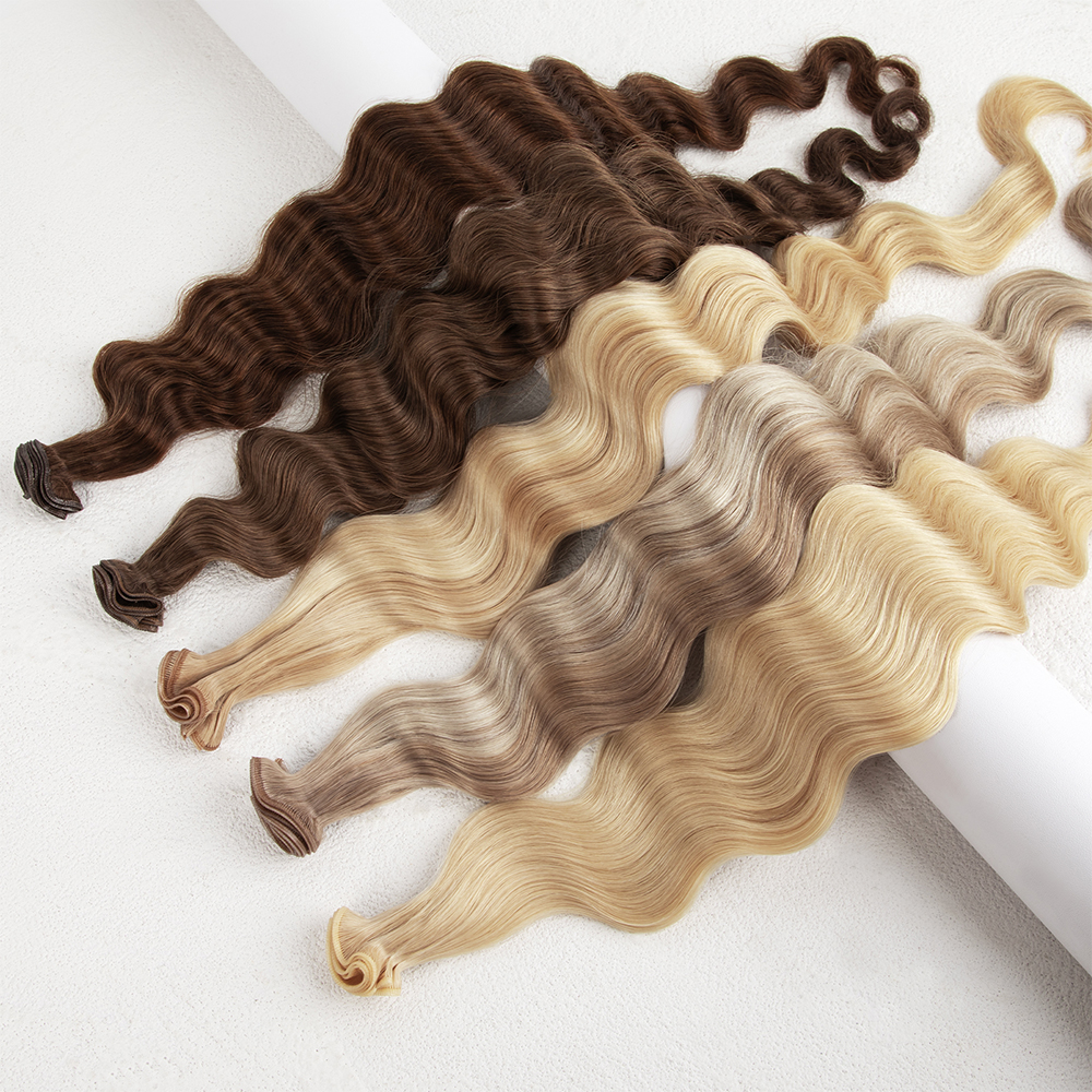 Curly Genius Weft Human Hair Extensions for Textured Salon Collections