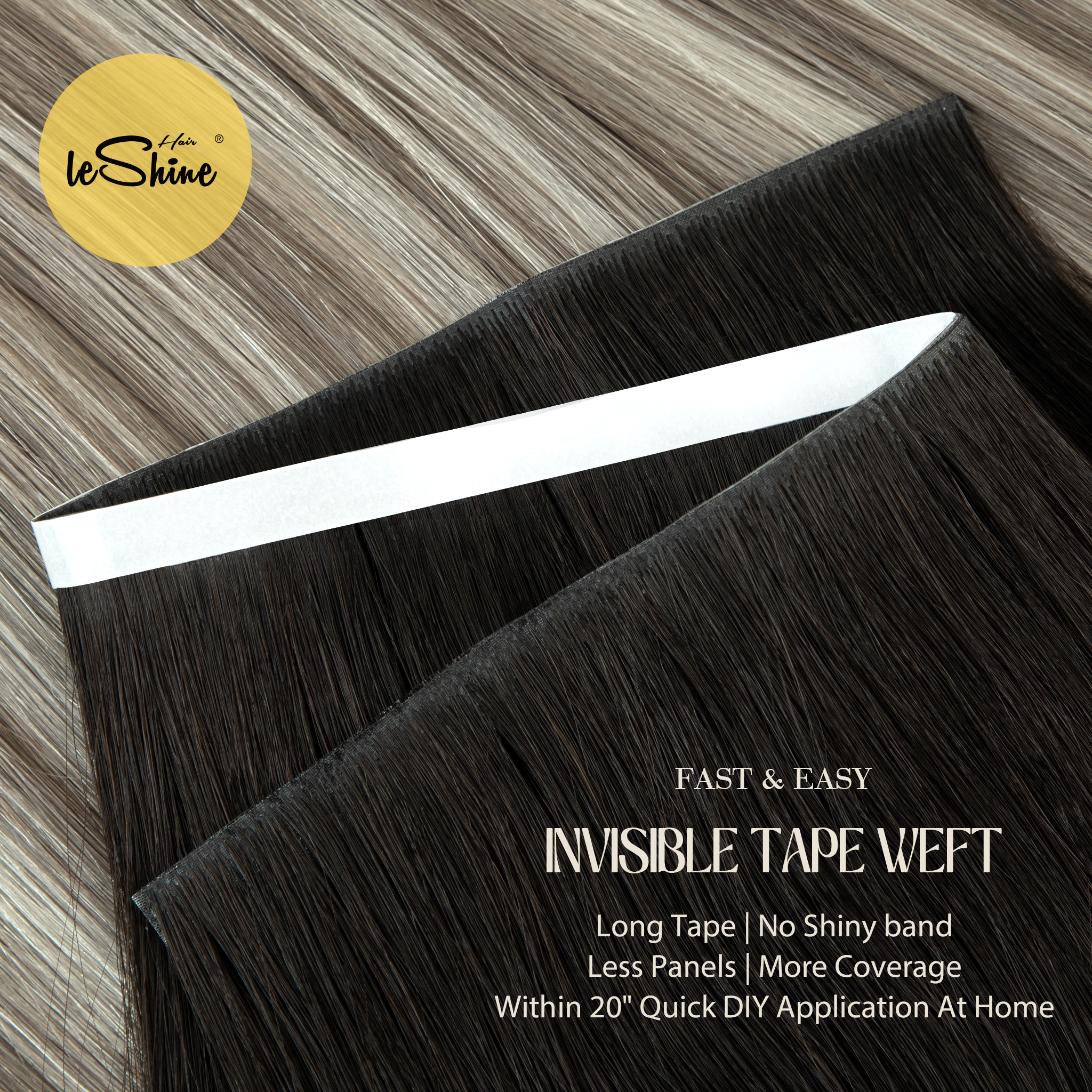 50g Injection Invisible Tape Weft 12A 13A Double Drawn Russian European Virgin Human Hair Extensions