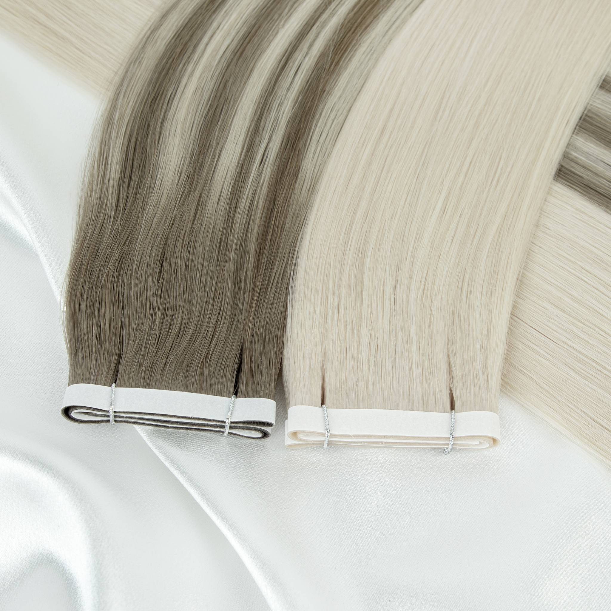 50g Injection Invisible Tape Weft 12A 13A Double Drawn Russian European Virgin Human Hair Extensions