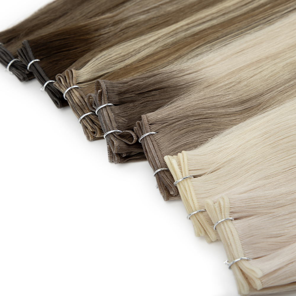 Original Genius Weft 20g Ultra Thin Cuttable Double Drawn Virgin Human Hair Extensions By Trademark Holder LeShine Hair