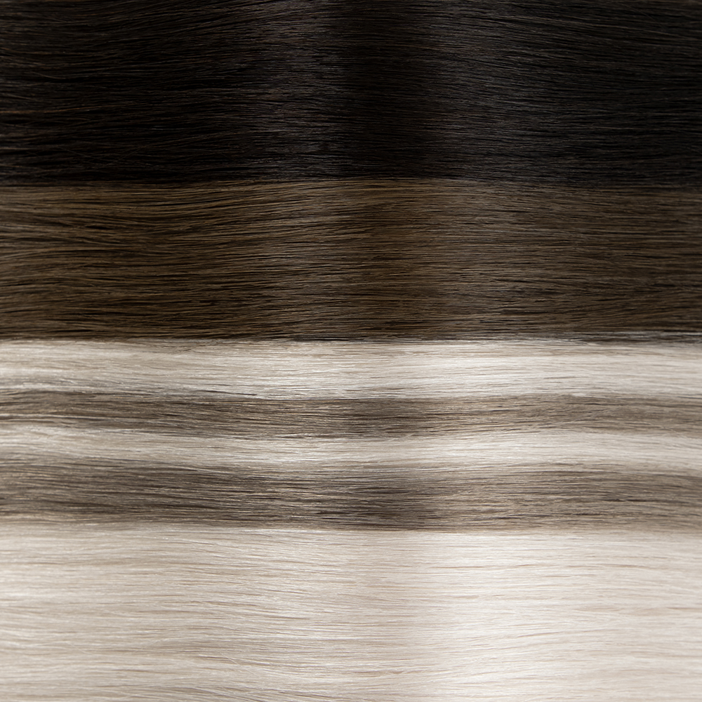 2.5g Injected Tape Hair Extensions With German Adhesive For Flat Scalp-Like Root Appearance