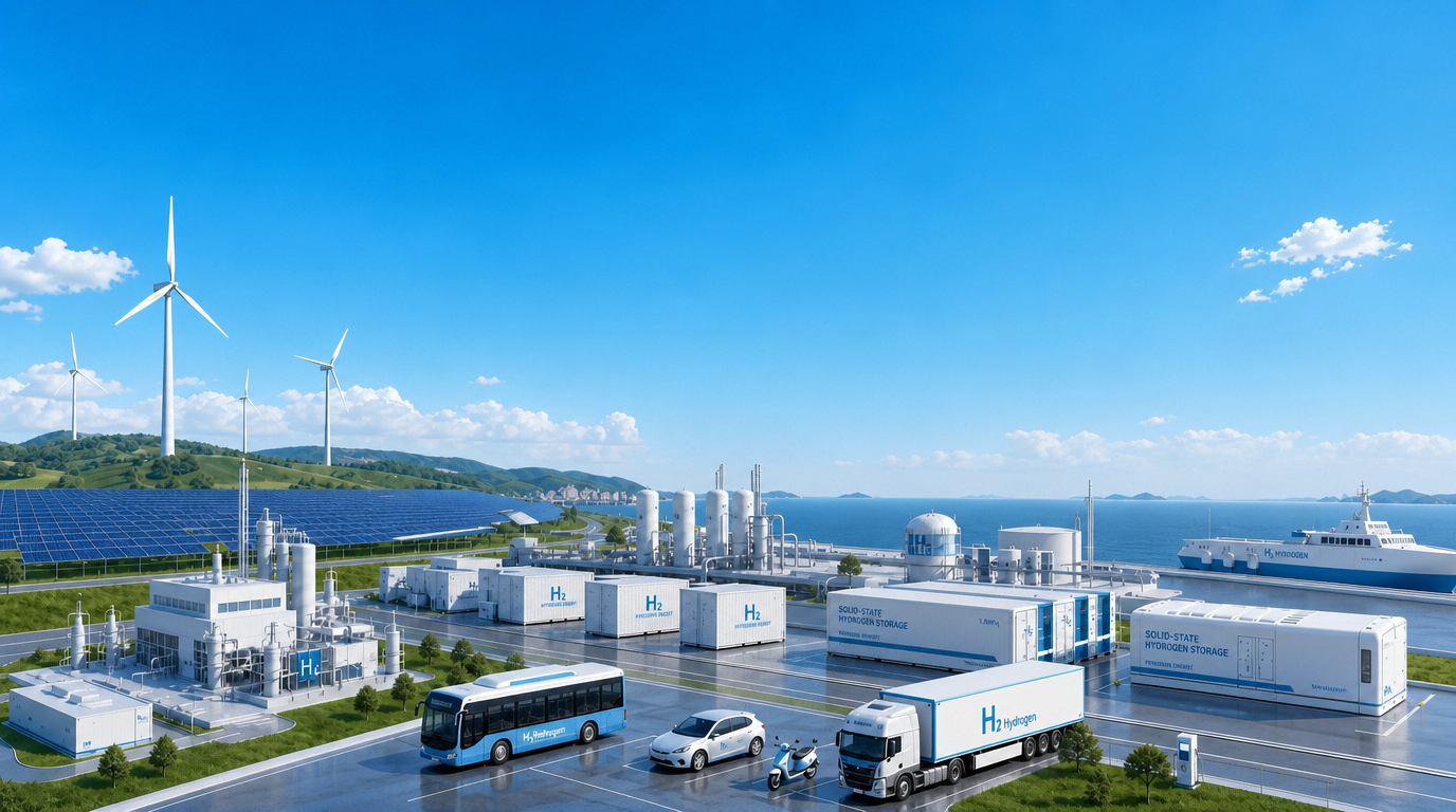 Distributed Hydrogen, Solved: Why AEM Electrolysis Plus Solid-State Storage Is the Right Pairing